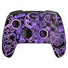 FUNLAB Switch Controller,Switch Pro Controller Wireless Compatible with Nintendo SwitchOLEDLite,FF Bluetooth Remote Gamepad with 7 LED ColorsPaddleTurboMotion Control for Pokemon Fans - Black