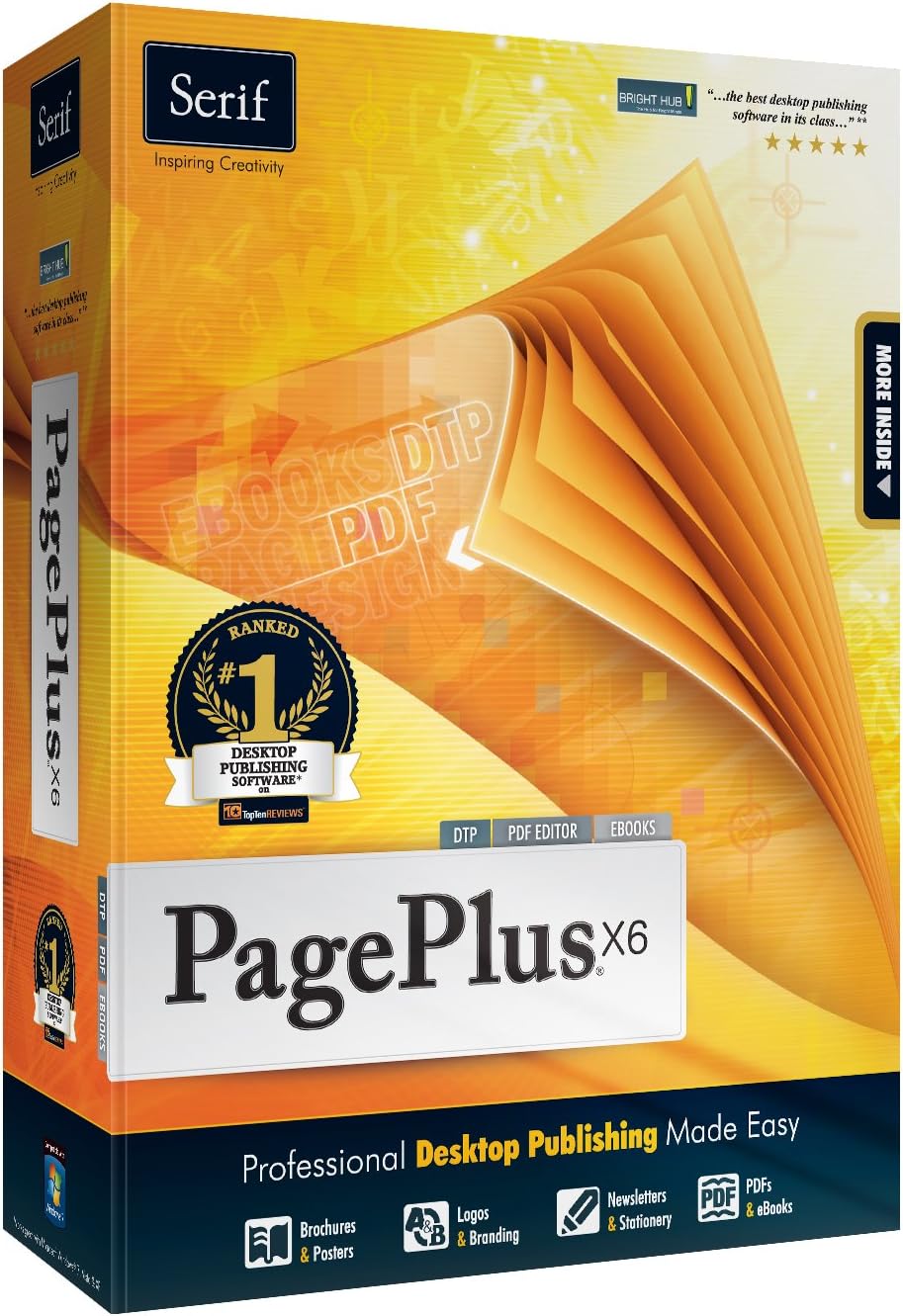 Serif PagePlus X6 Desktop Publishing Software - Box (Retail)