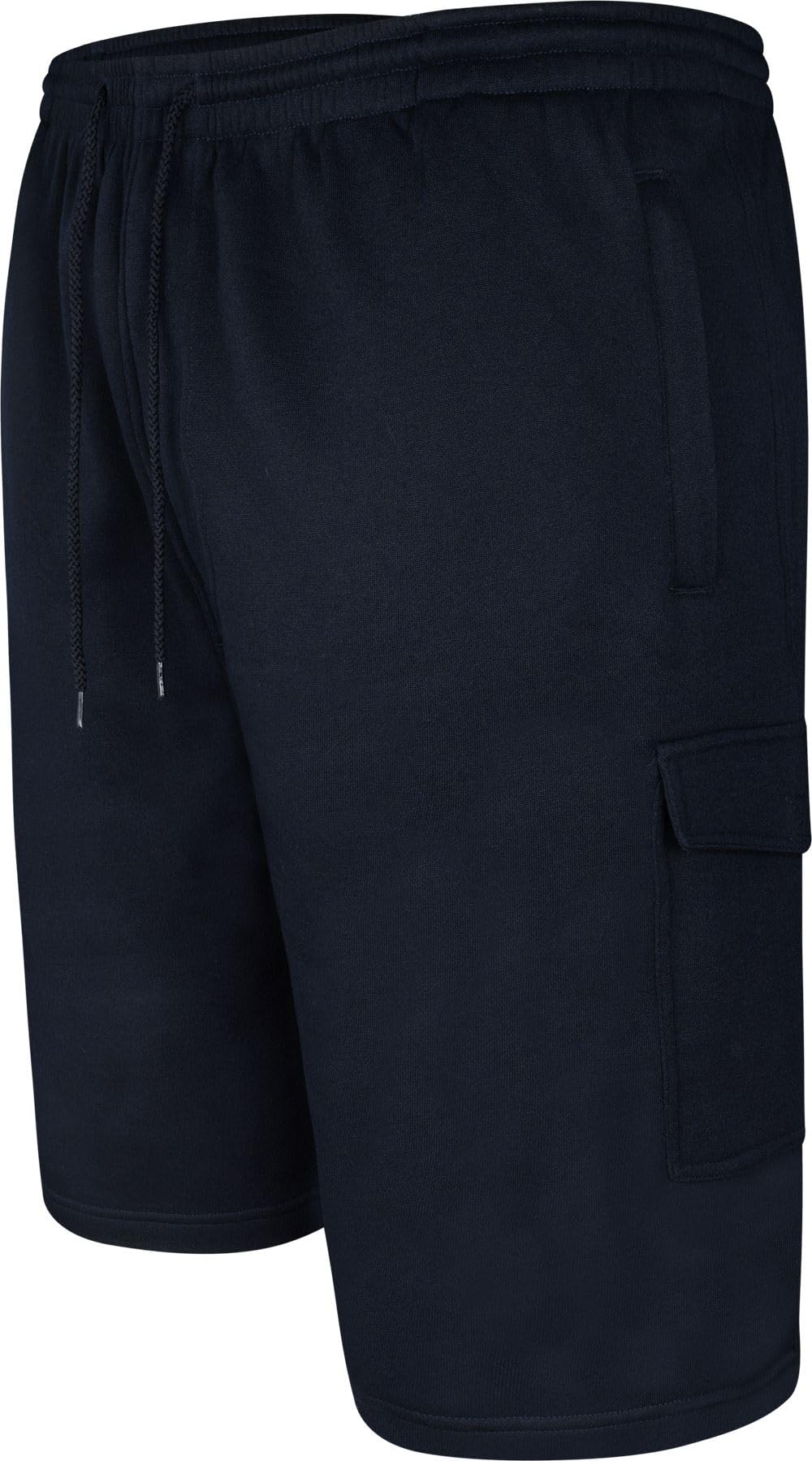 Espionage Men's Blue Fleece Backed Cargo Shorts - 6XL