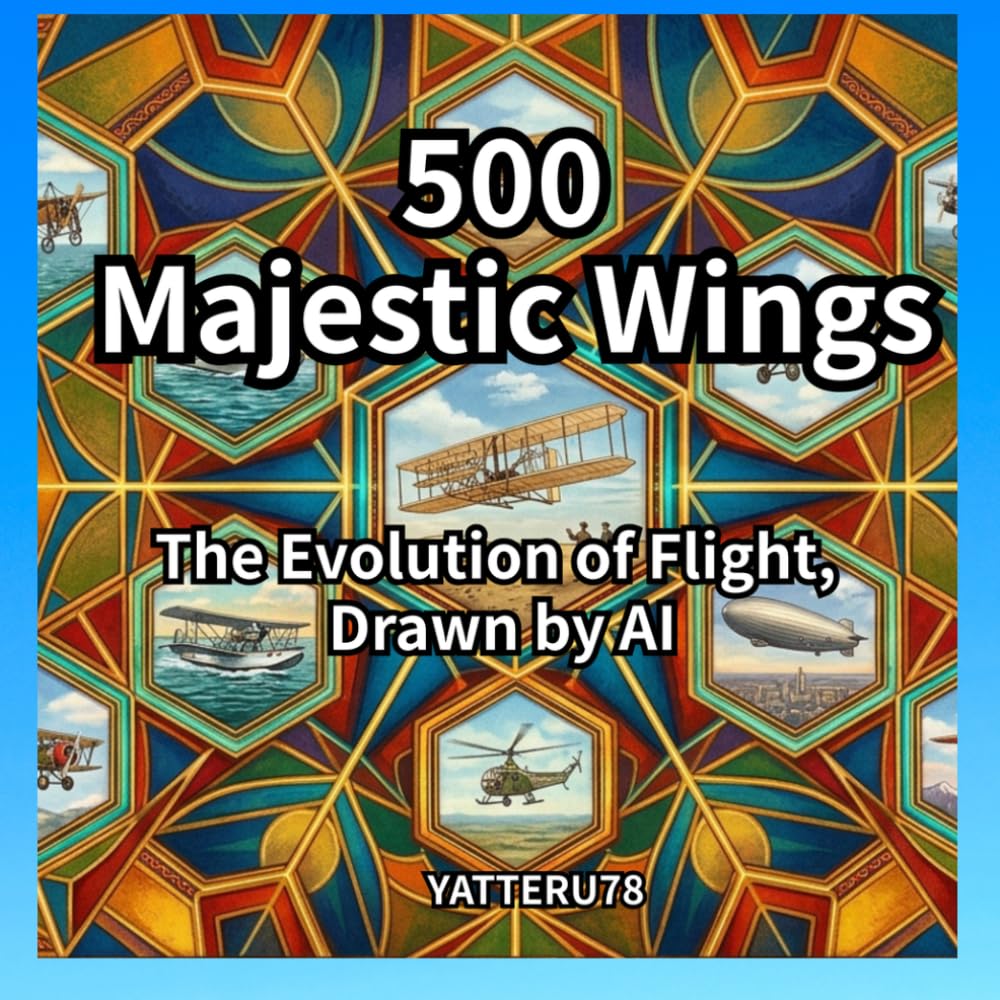 500 Majestic Wings: The Evolution of Flight, Drawn by AI