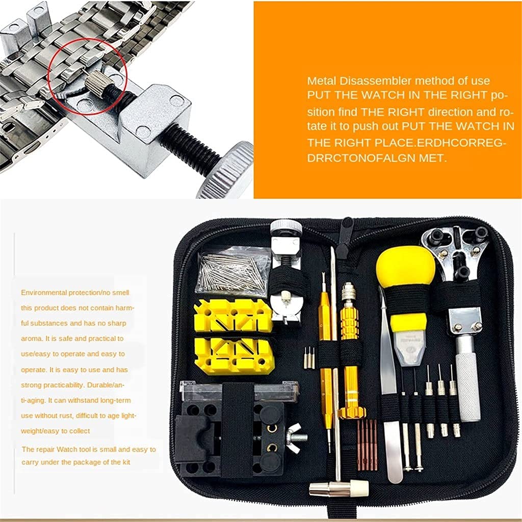 Kit di strumenti di riparazione per orologi, 148 pz/set, strumenti professionali per la riparazione di orologi