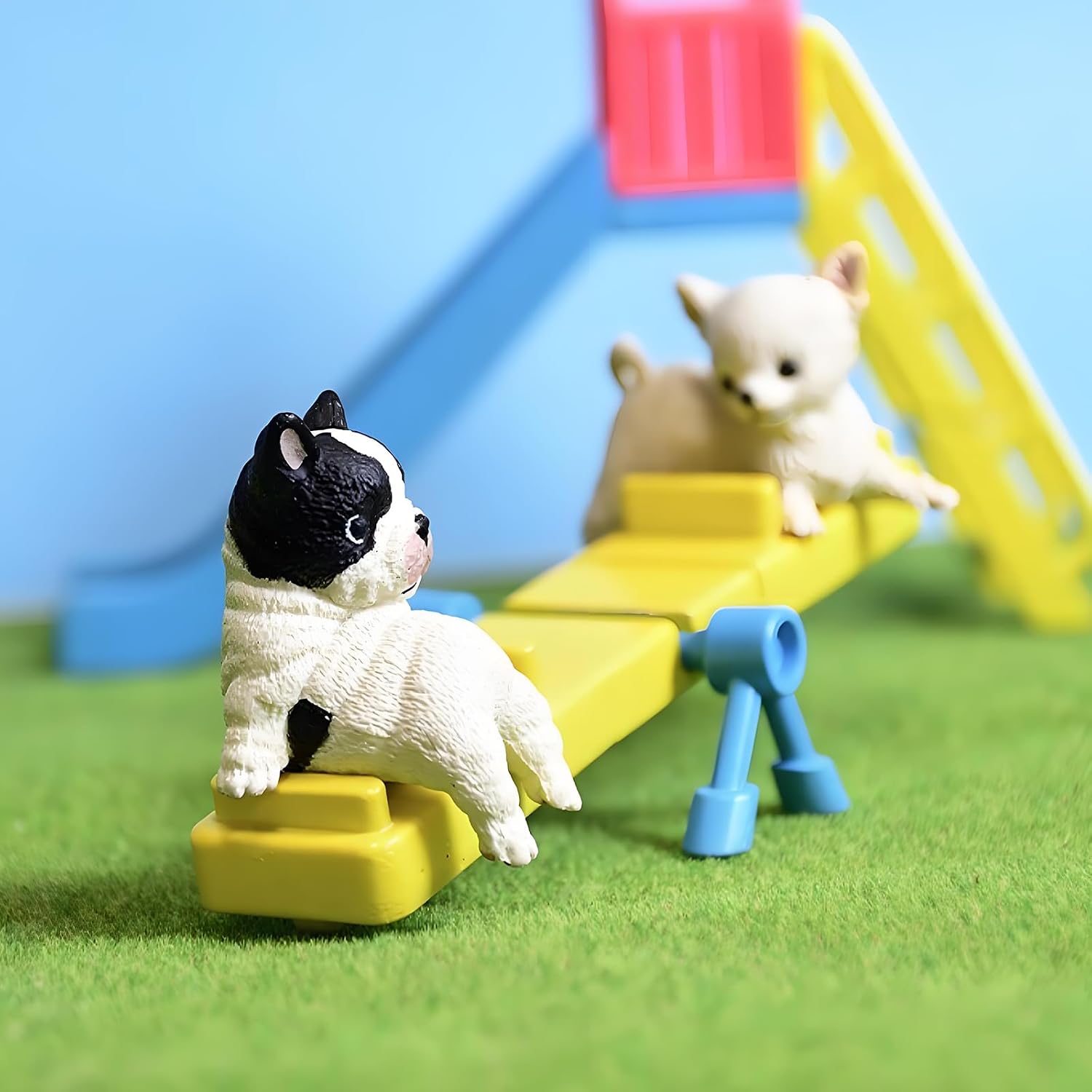 Puppy Blind Box, Kawaii Dog Figures (5 Pack), Original Design Cute Puppy Miniatures, Collectible Animal Toys, Dog Statue for Birthday Gift & Aesthetic Desk Decor, Full Set