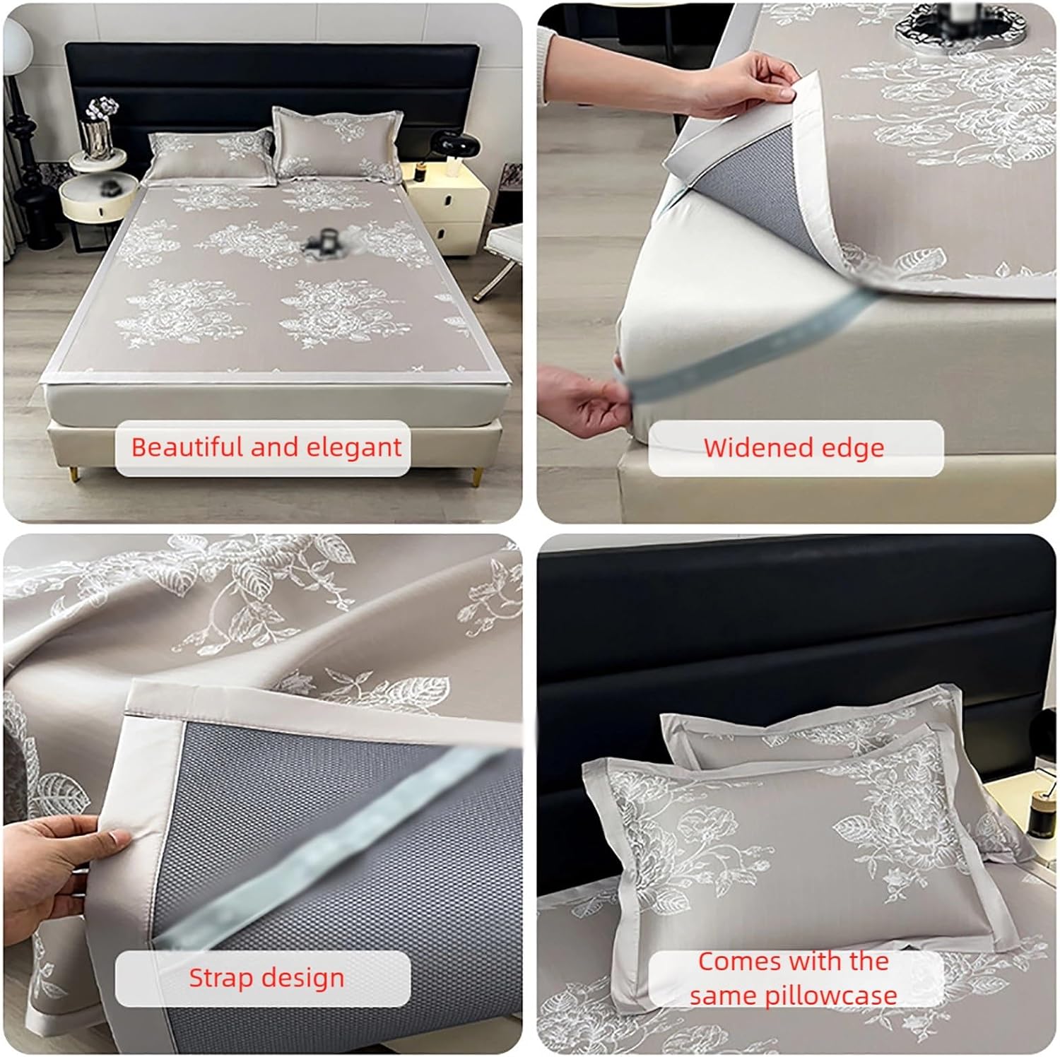 Ultra-Cooling Ice Silk Sleeping Mat for Adults,Breathable Summer Bedding with Non-Slip Design, Portable Foldable Mat for Home, Sofa and Floor Use