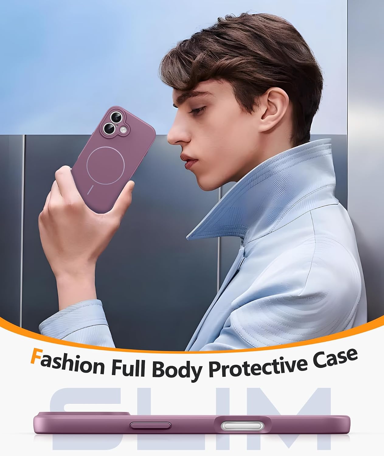 FNTCASE for iPhone 17 Case, Compatible with Magsafe, Glass Screen Protector | Full Camera Protection, Integrated Silicone Cases, 14FT Military Grade Drop Proof, Shockproof Protective Phone Cover