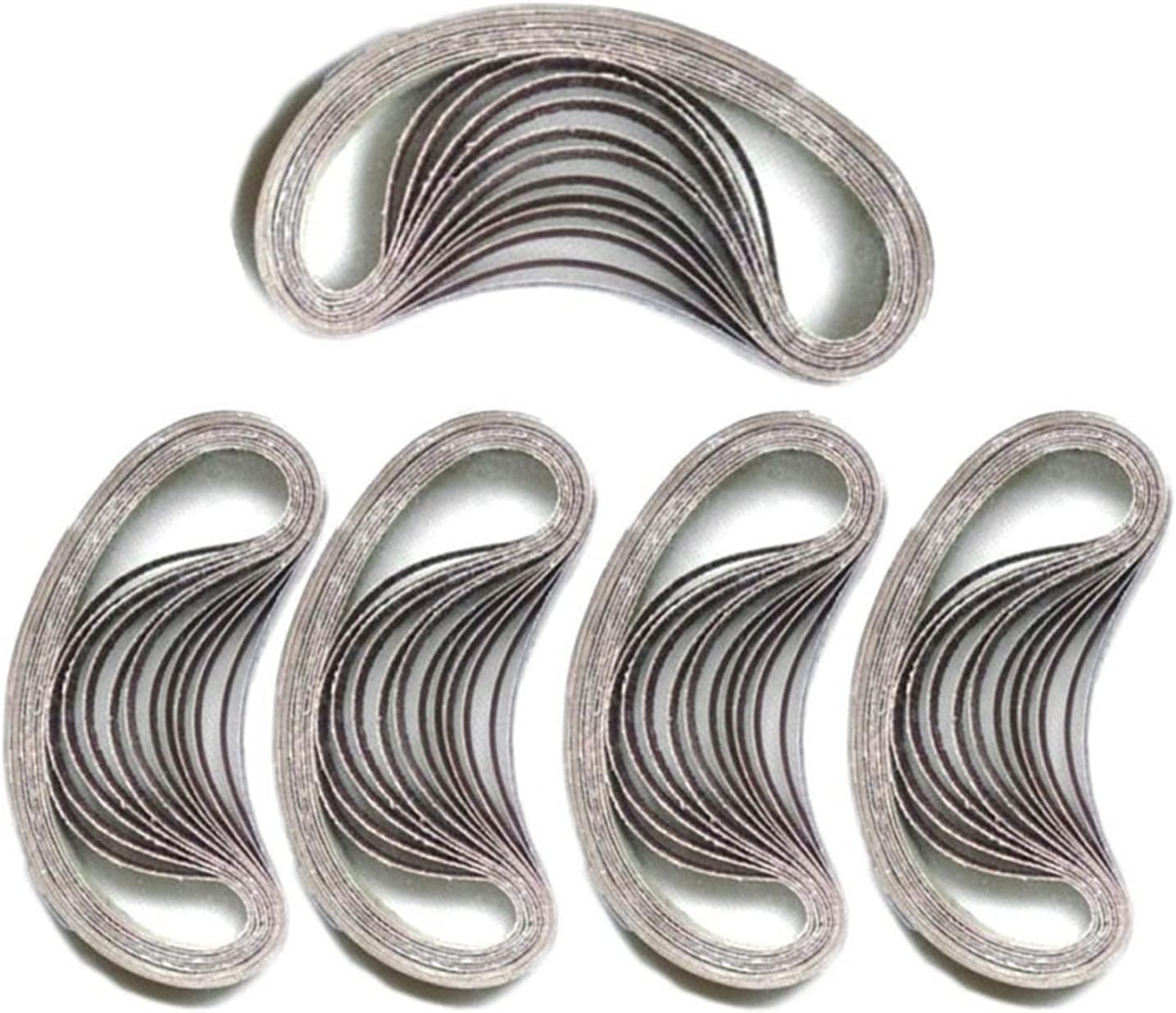 Taśma szlifierska, zestaw taśm szlifierskich, 50 szt. Taśma szlifierska do przenośnych szlifierek Szlifierki 457x13 mm Papiery ścierne Drewno Metal Papier ścierny Materiał ścierny 40-600 Ziarno do szl