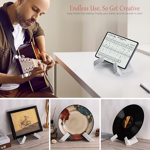 Miniatura 3 de Soporte para libro de cocina, soporte de madera para libro de recetas, soporte para libro de cocina para encimera de cocina, soporte de exhibición