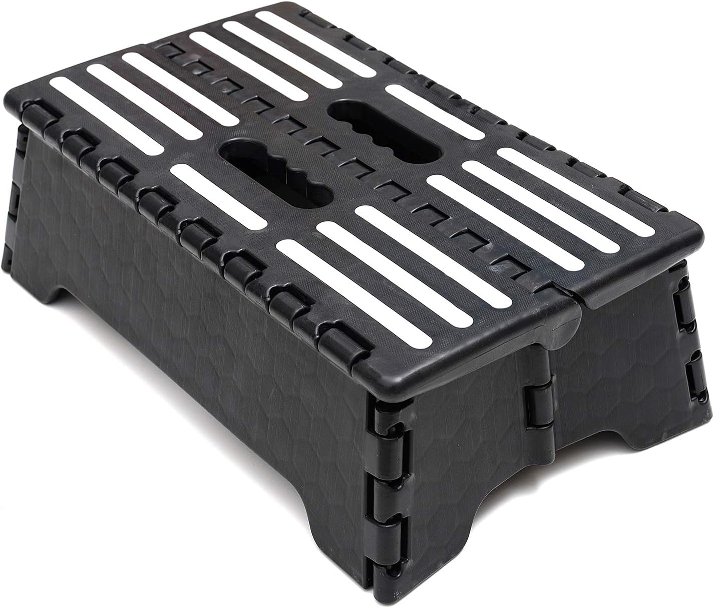 Folding Step Stool 5 Inch, Portable Lightweight Half Step Stool, Collapsible RV Step Stool, Foldable Stepstool for Adults, Kids, Elderly & Pregnant, Suitable for Kitchen, Bathroom, Toilet