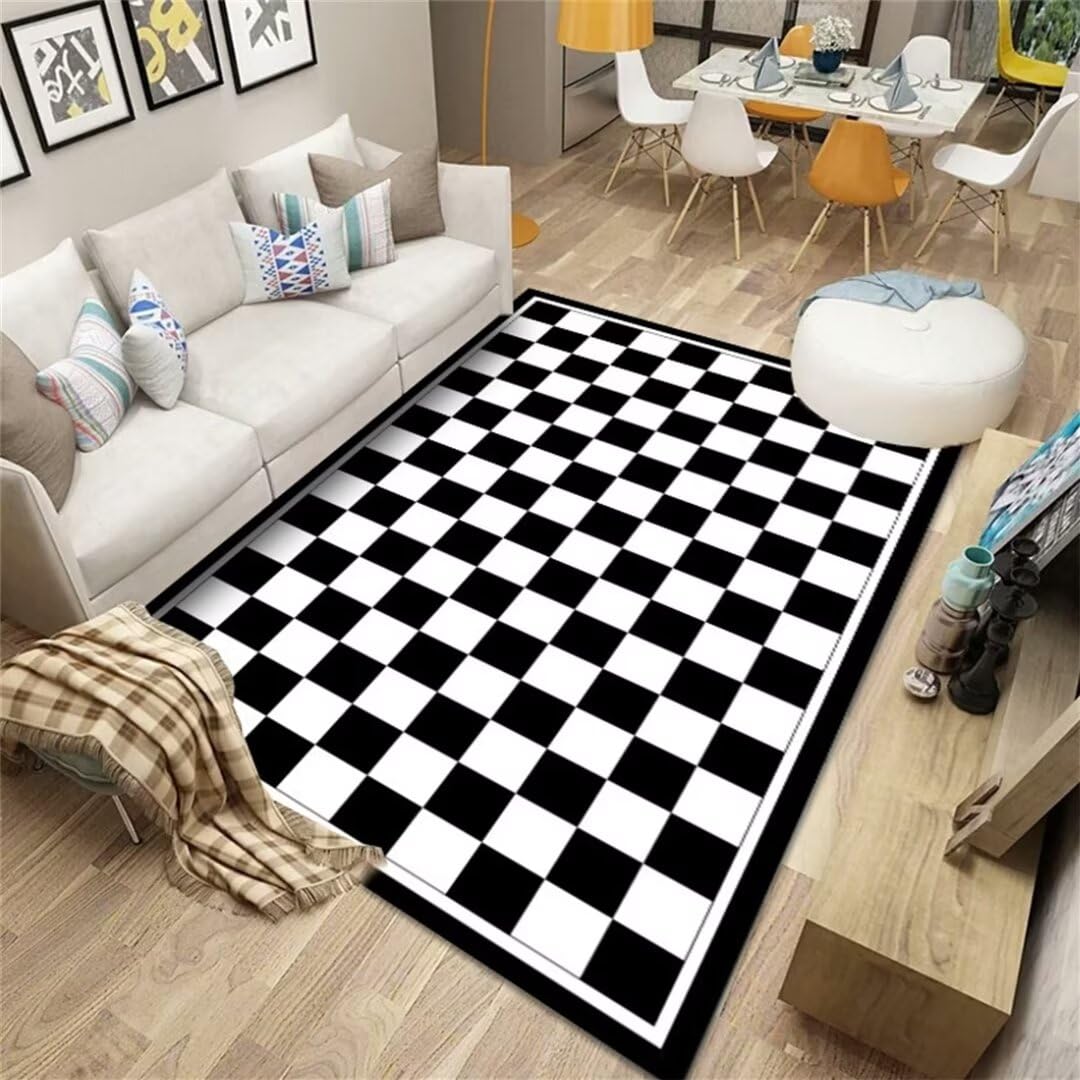 Tapis sol enfant résistant aux taches et lavable 130x190cm noir
