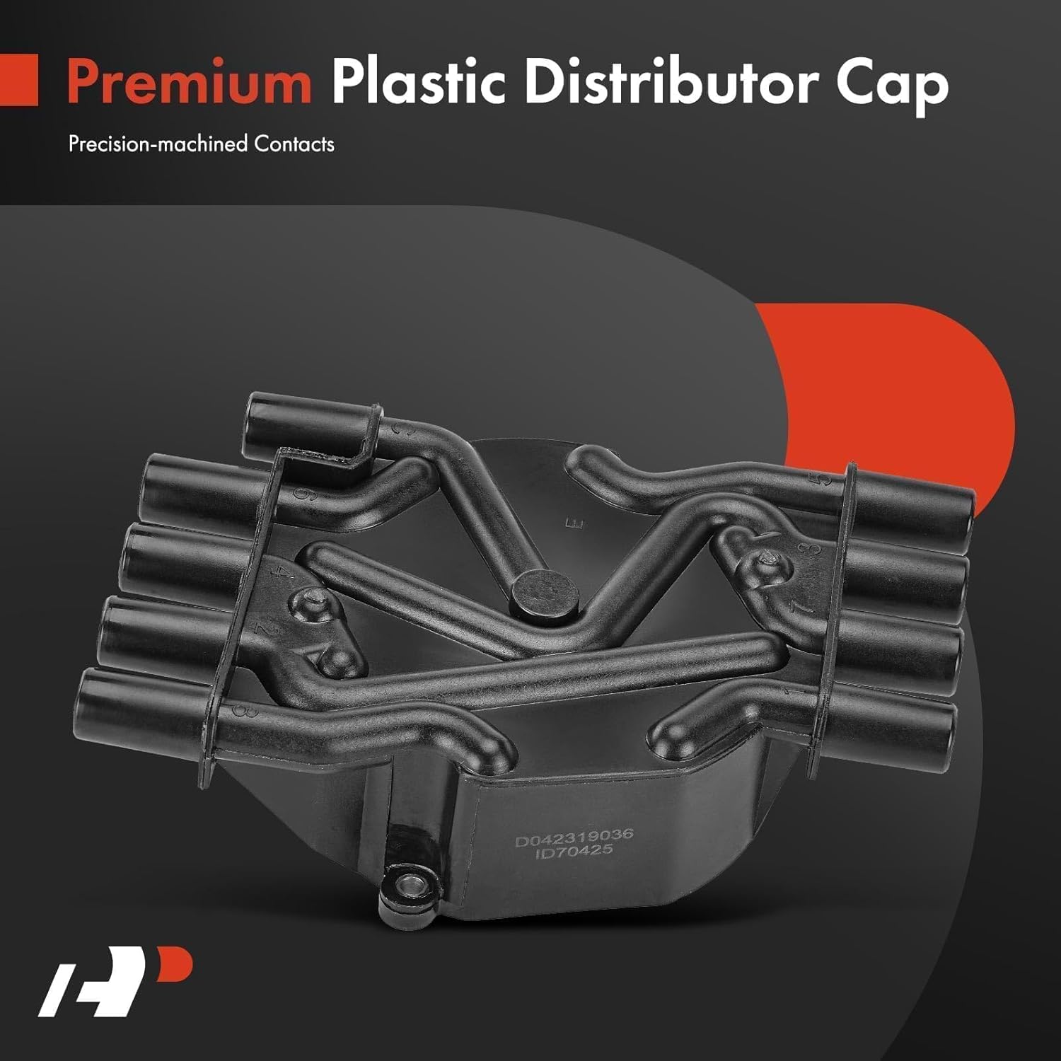 A-Premium SBC Distributor with Cap & Rotor Compatible with GMC, Chevy, Cadillac & Isuzu Vehicles - V8 5.0L 5.7L - Escalade, C1500, C2500, C3500, K1500, K2500, K3500, P30, Tahoe, Yukon, NPR - 1996-2002