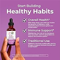 Vista 5 de MaryRuth Organics Gotas Líquidas de Saúco Orgánico USDA para Niños Extracto de Saúco Vegano con Glicerina Orgánica Suplemento de Apoyo