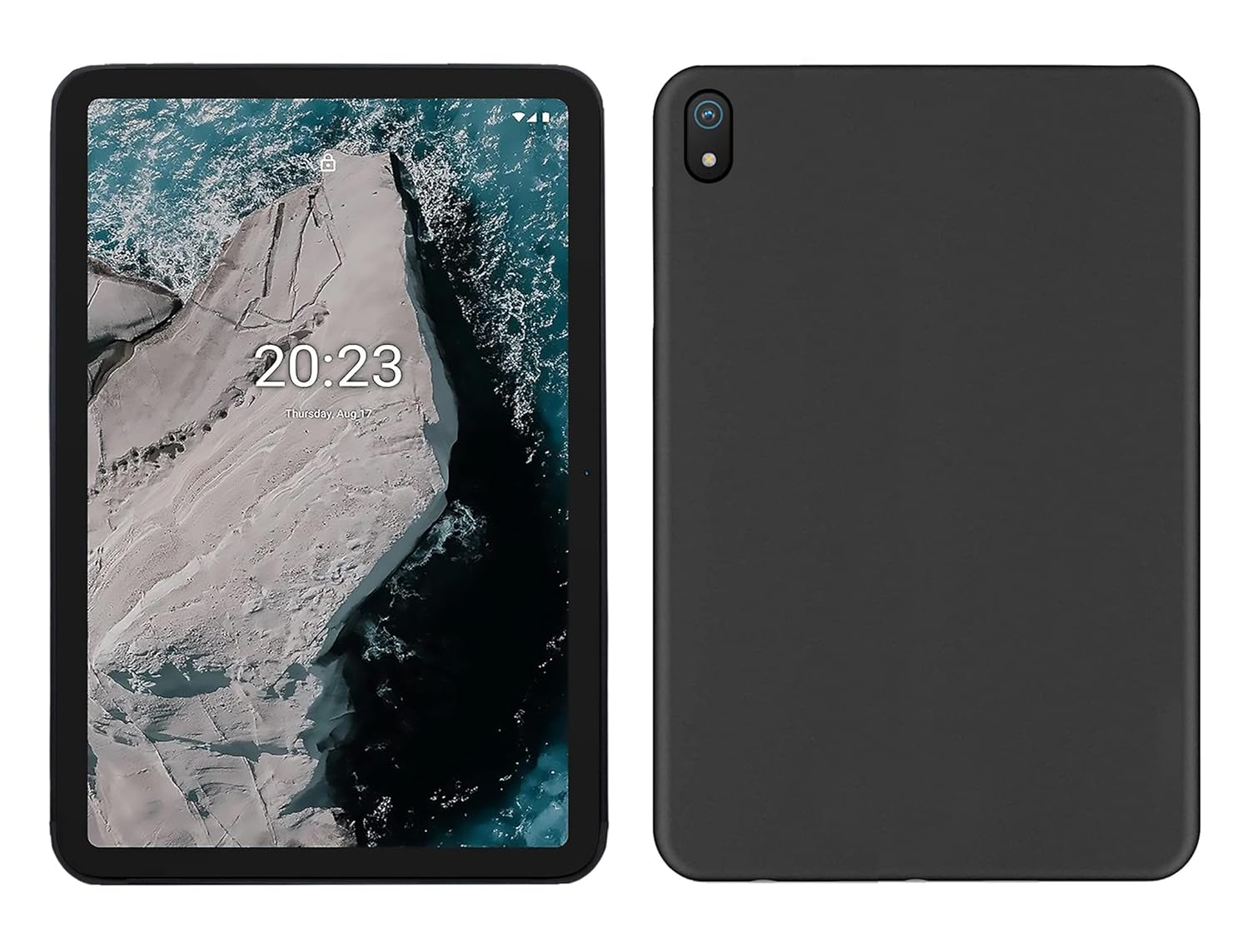 TGK Plain Design Matte Finished Soft Back Case Cover Compatible for