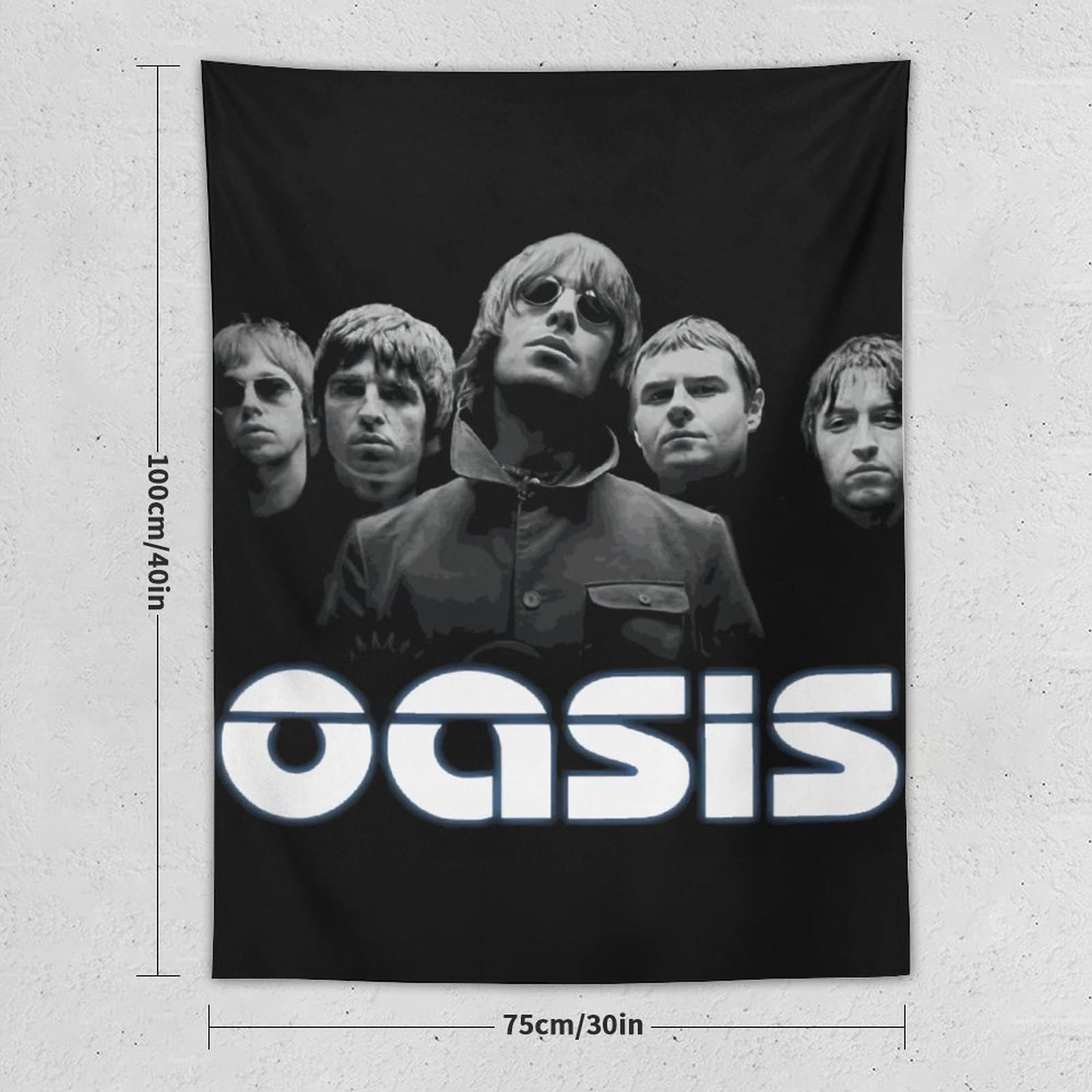 値下げ‼️oasis ポスター 白額付きポスター】oasis オアシス②（新品)の通販 by ひふみRecords