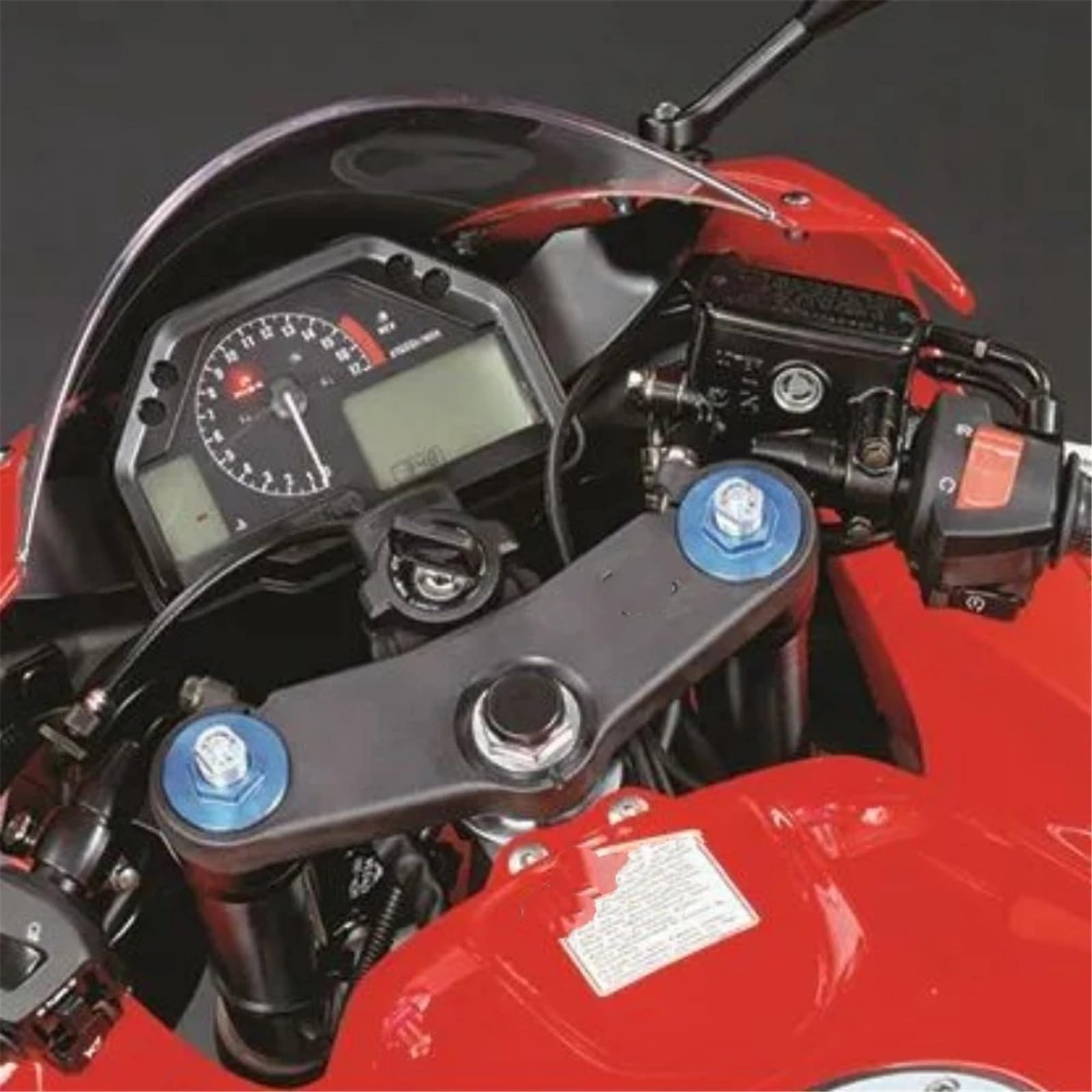 Carcasa Cuadro Moto Compatible Con CBR600RR 2003 2004 2005 2006 Instrumento De Motocicleta Para Caja Medidor Velocidad Calibre Odómetro Tacómetro Carcasa Cubierta De Medidor De Motocicleta