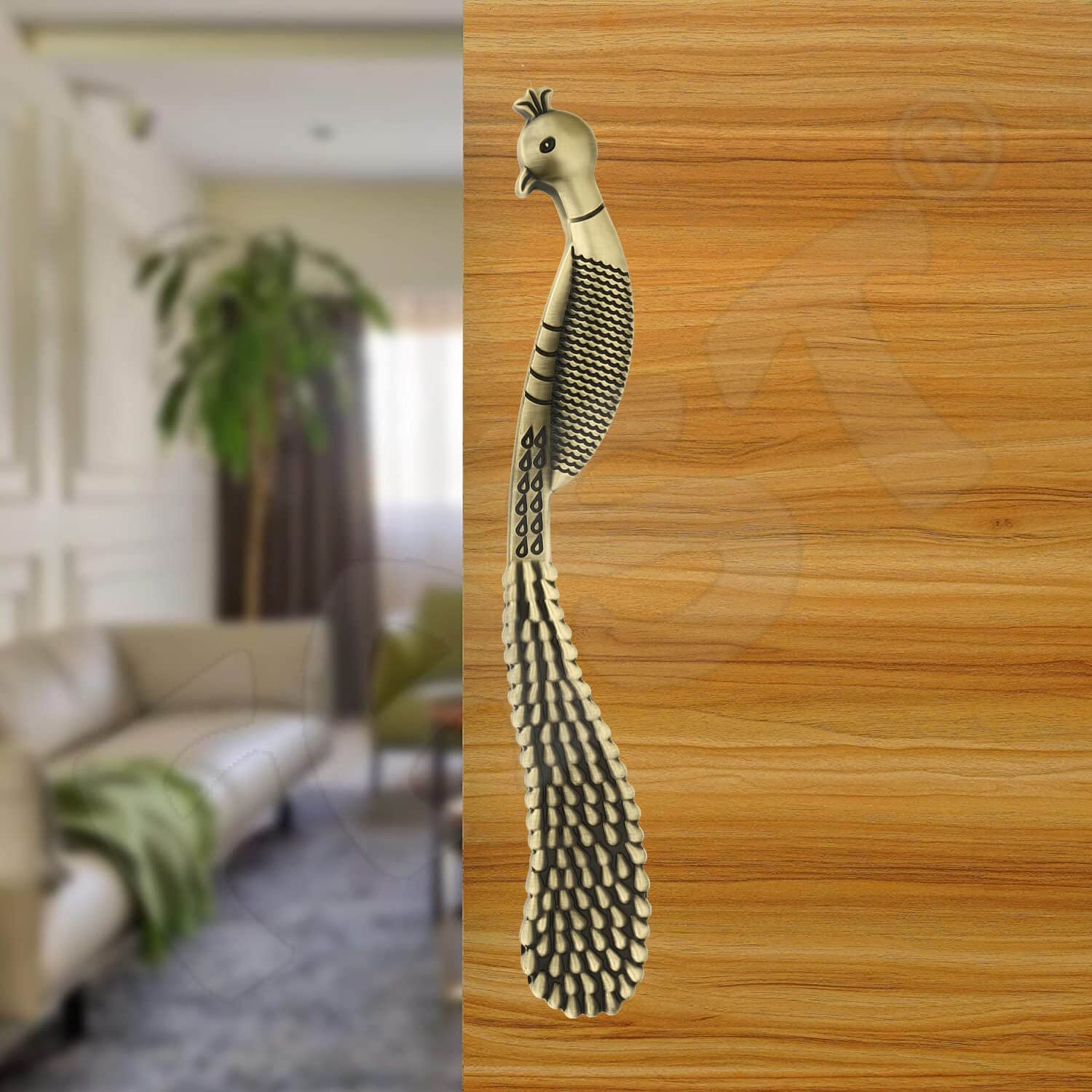 FAST Dh16Z Premium Peacock Brass Antique Door Pull Handle for Wooden Main Door and Temple Door. (8 Inch 1 Pcs) — Amazon image 10