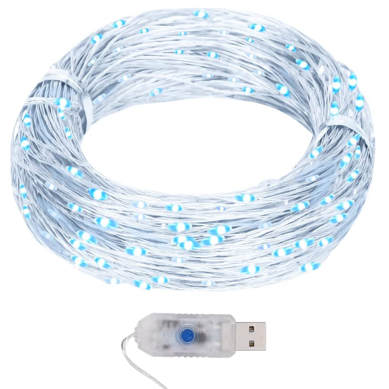 Brokky Micro Luci Fatate Sferiche 40m 400 LED Bianco Freddo 8 Funzioni-Luce Stellare Luci della Stringa Lunare Luna Luci di Natale della Stella Luci Fatate (Stella)