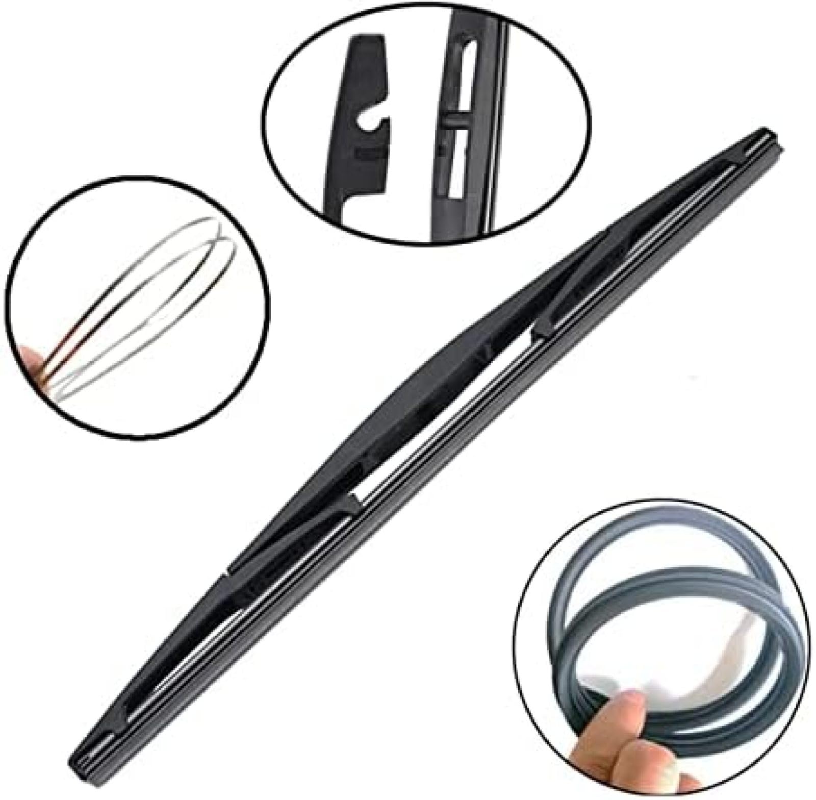 Balais D'Essuie-Glace Avant Caoutchouc Souple Pour Honda Insight MK2 (2009-2014) – Taille 26"+16" (650+400 Mm) Lot De 2