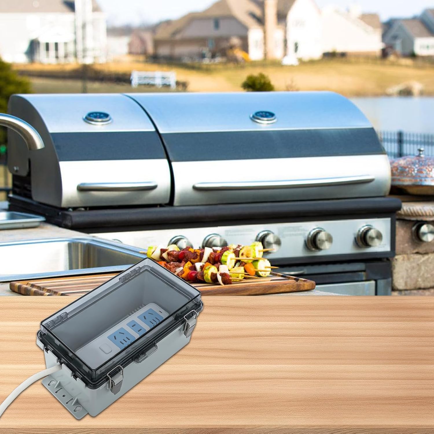 Practical Industrial Electrical Box with and Wall Mounted Set Accessory for Outdoor Applications Electrical Cabinet