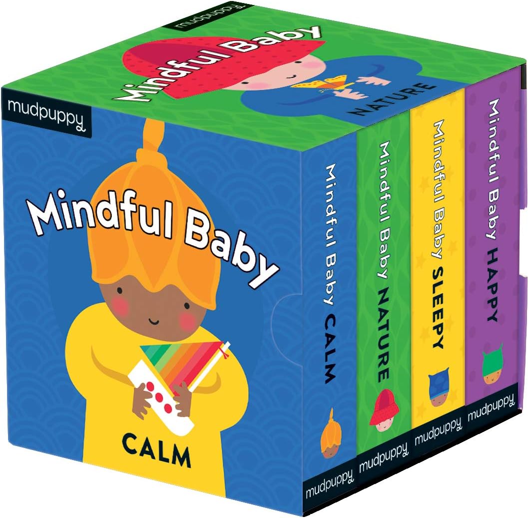 Mindful Baby Board Book Set: Happy / Sleepy / Nature / Calm