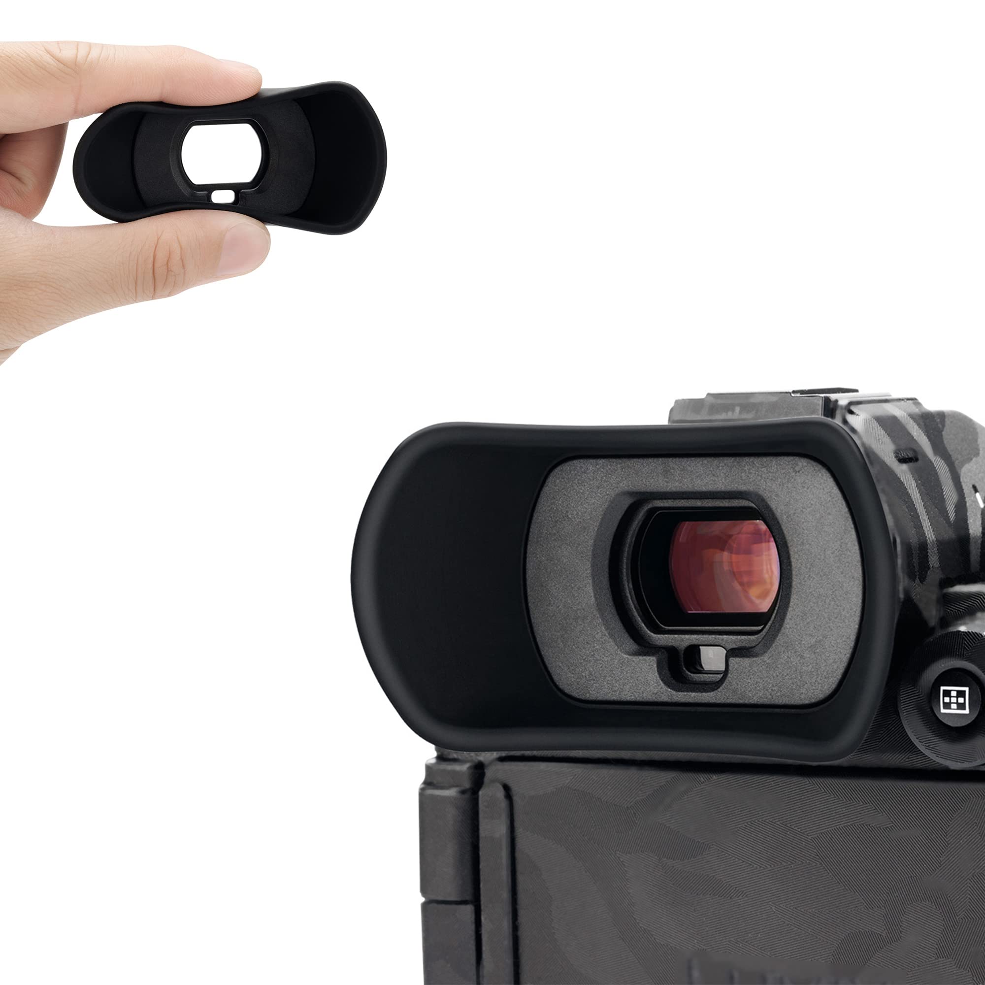 KIWIFOTOS Oculaire Allongé Pour Panasonic Lumix S5 - Confort Et Protection Viseur
