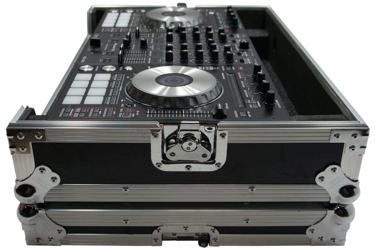 Flight Case Fits Pioneer DDJ-SX DJ Controller Foam Padded Harmony Cases | Rugged plywood build recessed butterfly latches spring-loaded handles plush lined interior protects your gear on the  product thumbnail 4