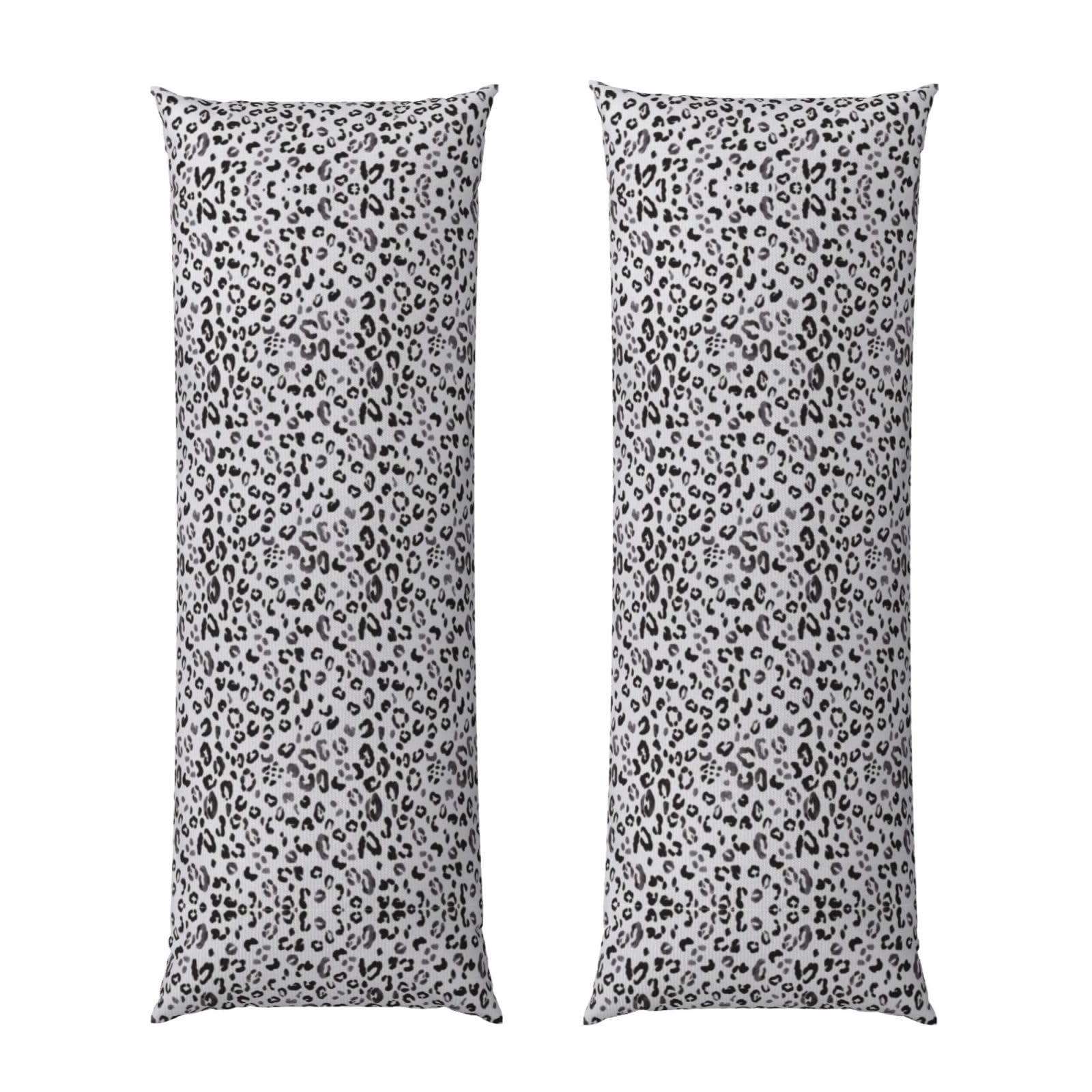 Taie d'oreiller léopard 50x137 cm en satin doux pour un confort chic