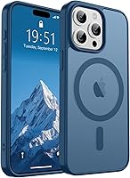 Vista 98 de SUPFINE - Funda magnética para iPhone 13 Pro Max (compatible con MagSafe), (protección contra caídas de grado militar de 10 pies), delgada, Negro