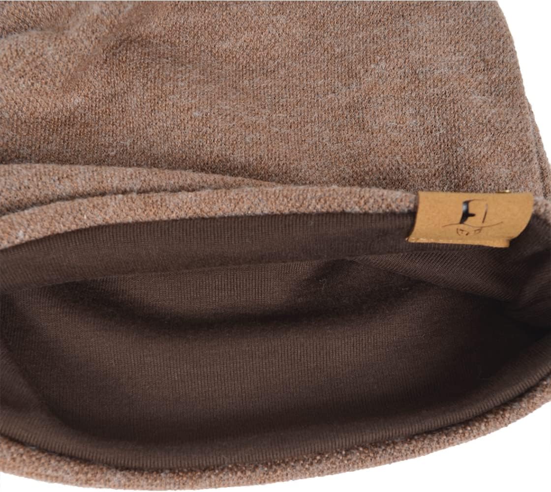 VECRY Men Oversized Slouch Beanie Large Skullcap Knit Hat - Image 3