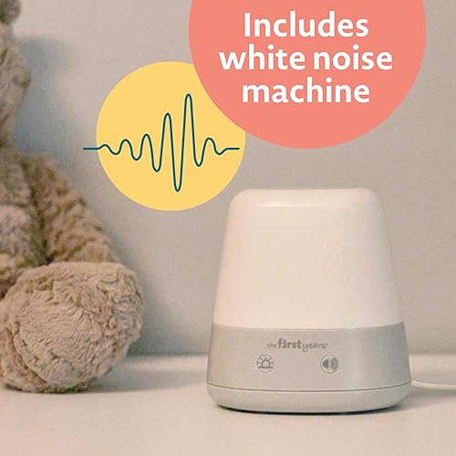 Miniatura 6 de The First Years Sunset Baby Chupete Luz nocturna y máquina de sonido - Luz nocturna roja para niños y máquina de sonido para bebés, máquina de