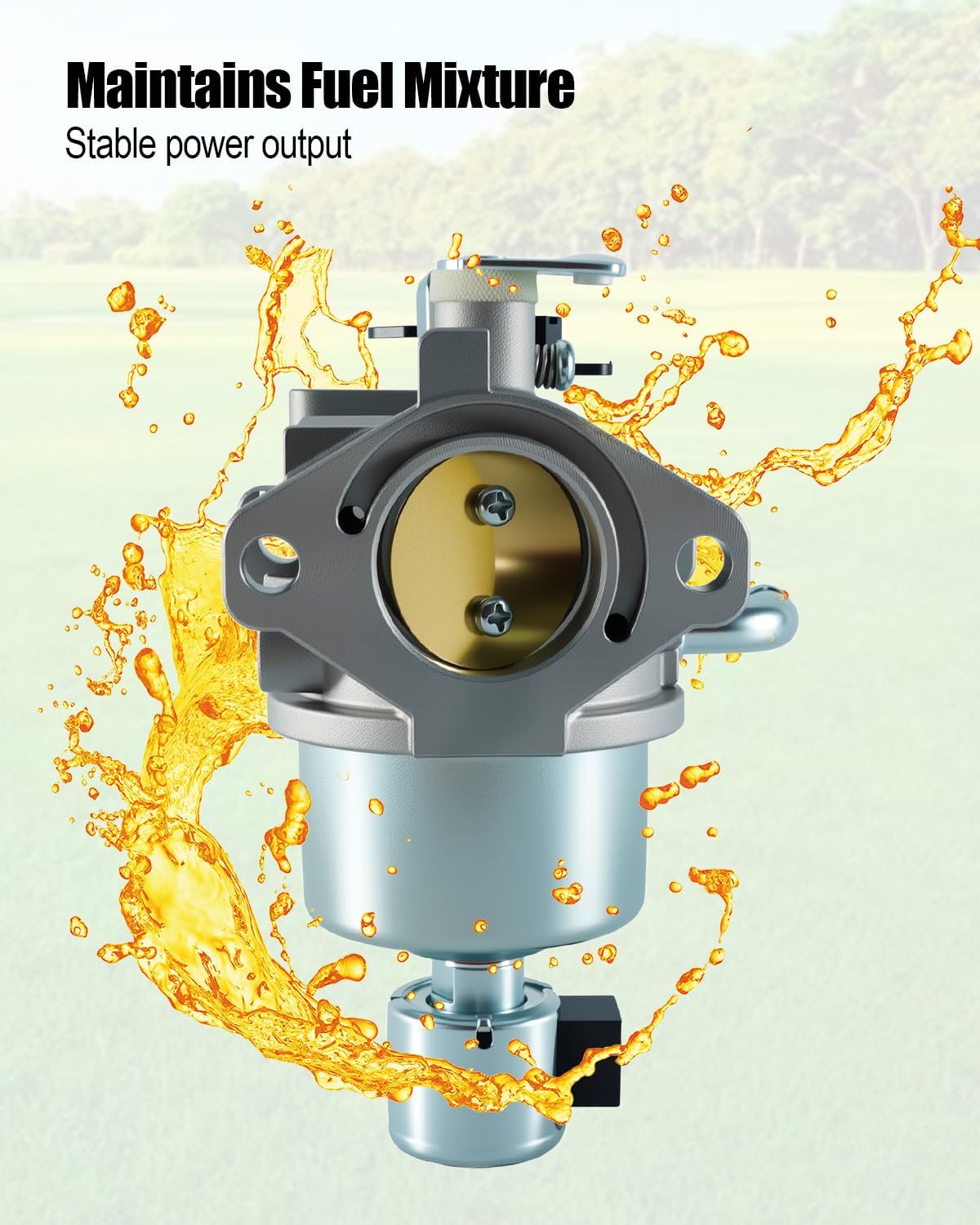 Carburetor Fit for John Deere S100 Lawn Tractor 17.5HP 500cc B&S Engine, Riding Mower Carb Air Filter Tune Up Kit