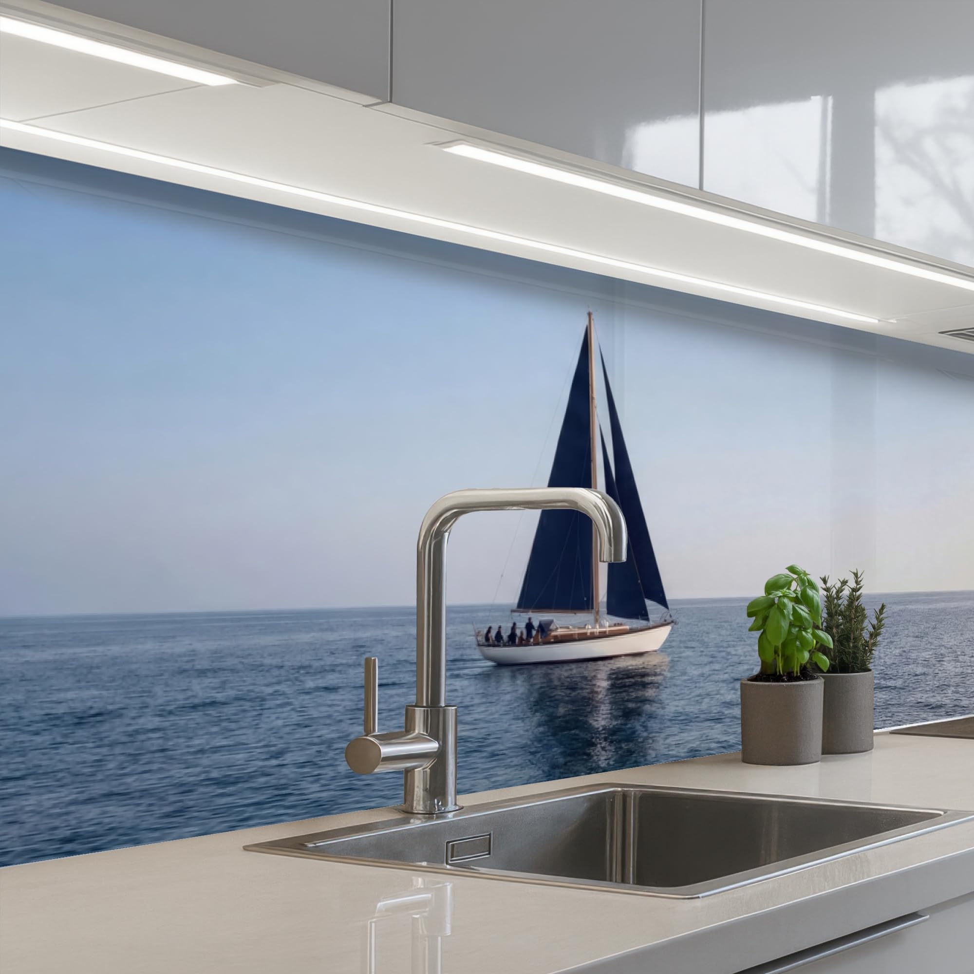 KitchenYeah© Splashback for Kitchen self-Adhesive Back Splashes Kitchens