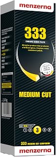 Menzerna 333 Medium Cut (1.4kg) Chrome Oxide Solid Buffing Wheel Polishing Compound for Stainless Steel, Precious Metals, and Chrome Finishing
