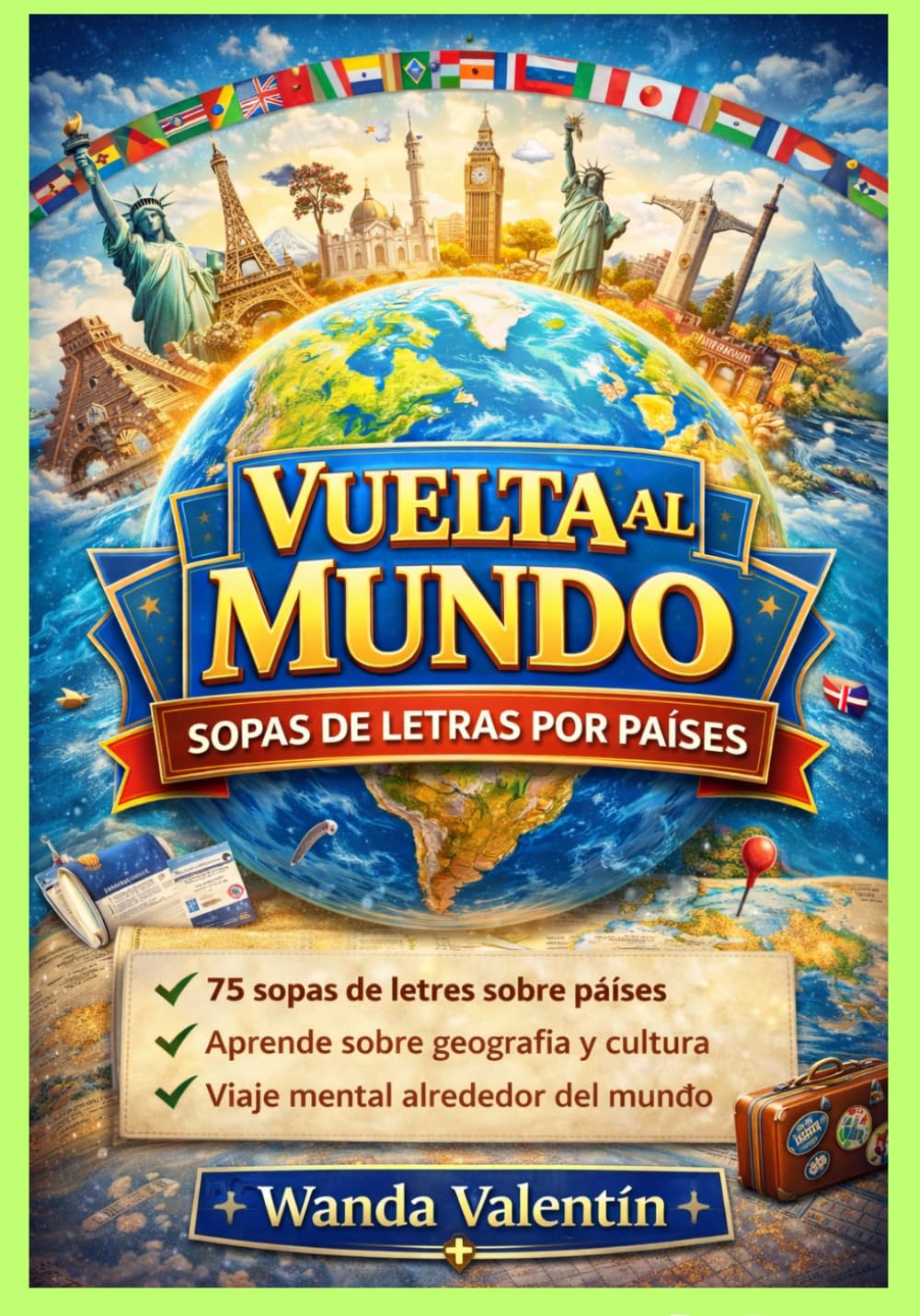 Vuelta al Mundo: Sopa de Letras de diferentes Países