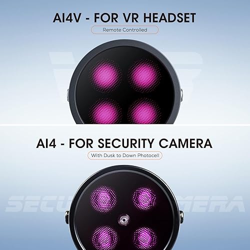 Vista 3 de Tendelux AI4V IR Illuminator for VR Headsets, Wide Angle Infrared Light for Enhancing Tracking Sensitivity in the Dark, Compatible with Meta Quest 2