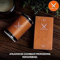 Vista 6 de Herramienta de afilador de cuchillos, kit de afilador de cuchillos rodantes, afilado de cuchillos con diamantes y cerámica para acero de cualquier