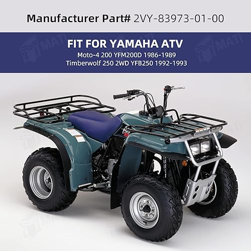 Miniatura 2 de M MATI Control del manillar izquierdo Arranque del motor Run Off Interruptor del faro delantero para Yamaha Moto-4 200 YFM200D 1986-1989 Timberwolf