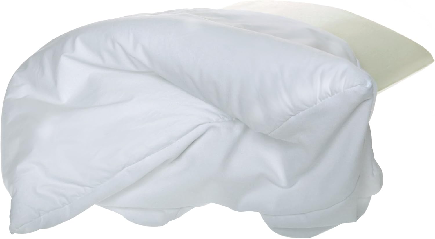 Better Sleep Pillow Padded Cover for Better Sleep Memory Foam Pillow, 5.5" Thick, White