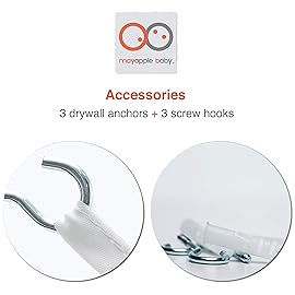 Mayapple Baby Stuffed Animal Toy Hammock, Premium Plush Toy Hanging Organizer, SKY JUNGLE, Jumbo Large Storage Mesh Pet Net,White