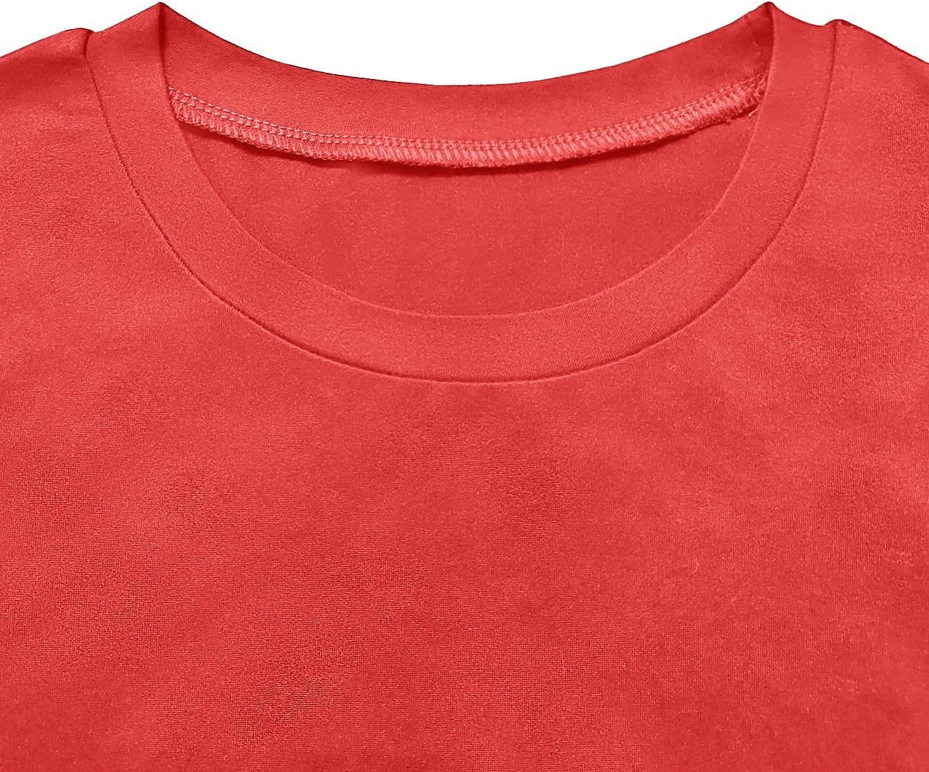 Women's 2 Piece Outfits Sweatsuit Summer Workout Striped Short Sleeve Long Sweatpants Casual Jogging Lounge Set - Image 6