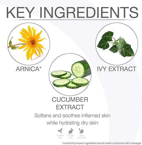 Miniatura 4 de Bon Vital' Loción de masaje original para una base de masaje versátil para relajar los músculos doloridos y un tacto relajante, loción de masaje de