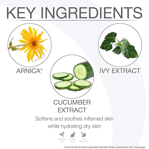 Miniatura 4 de Bon Vital' Loción de masaje original para una base de masaje versátil para relajar los músculos doloridos y un tacto relajante, loción de masaje de