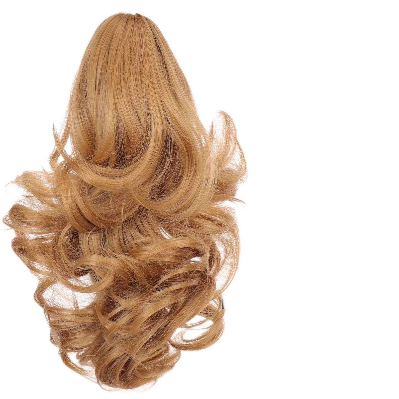 Haarverlängerungen Synthetische Kurzwelle Große Krallenklammer Pferdeschwanz Haarverlängerung Perücke Haarknoten Pferdeschwanz Damen Haarschmuck Haarteile Für F,SW183-27