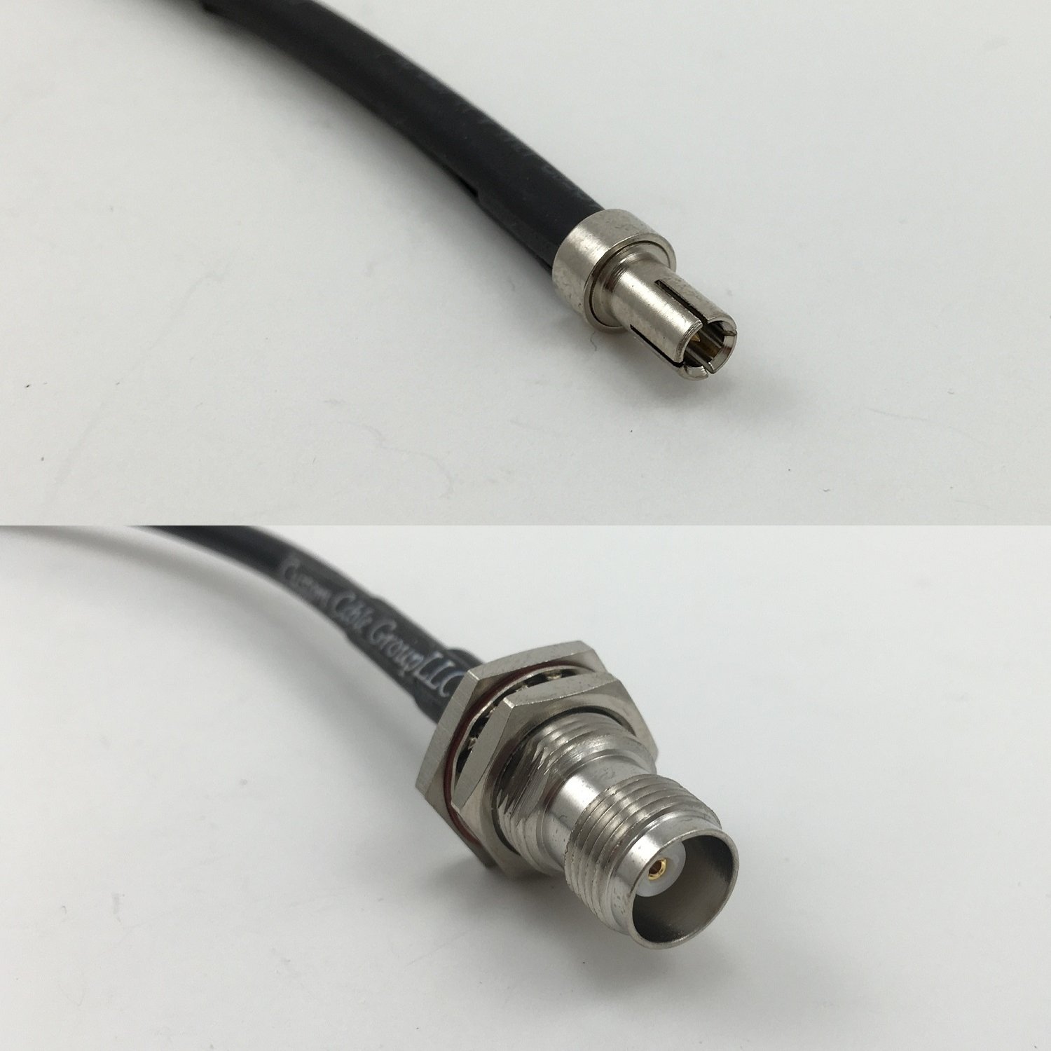 6 inch RGU178 TS-9 MALE to TNC FEMALE BULKHEAD Pigtail Jumper RF coaxial cable 50ohm Quick USA Shipping