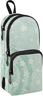 SoreSore(ソレソレ)ペンケース 大容量 かわいい おしゃれ 小学生 筆箱 文房具 高校生 中学生 女子 和風 和柄 グリーン 緑 花柄 かわいい ペンポーチ ふでばこ 女の子 文具 筆入れ プレゼント 贈り物 ギフト