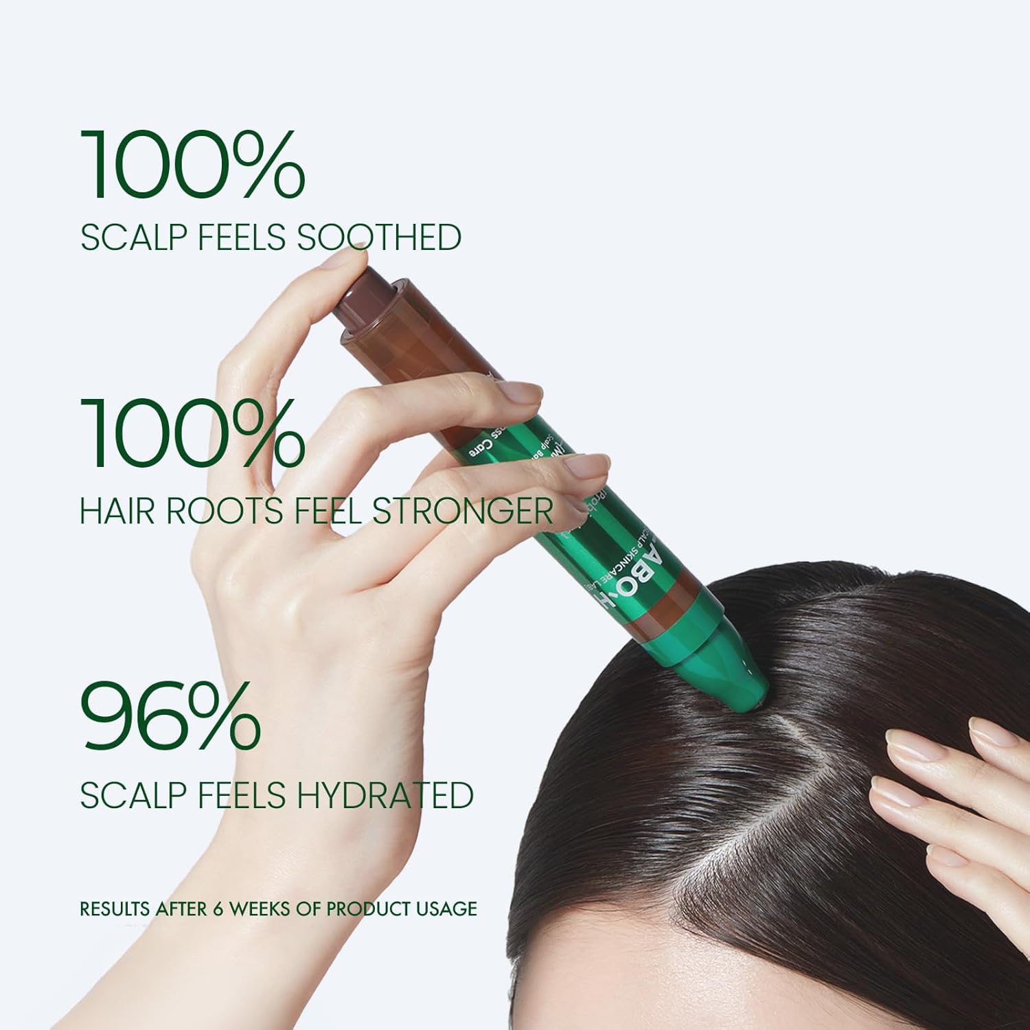 Scalp Strengthening Roll-On Serum for Daily Massage and Hair Growth | Vegan Anti-Loss Treatment, Cooling & Soothing Relief with Rosemary Oil, Mineral and Silicone Oil Free, Korean, 0.50 Fl oz. - Image 4