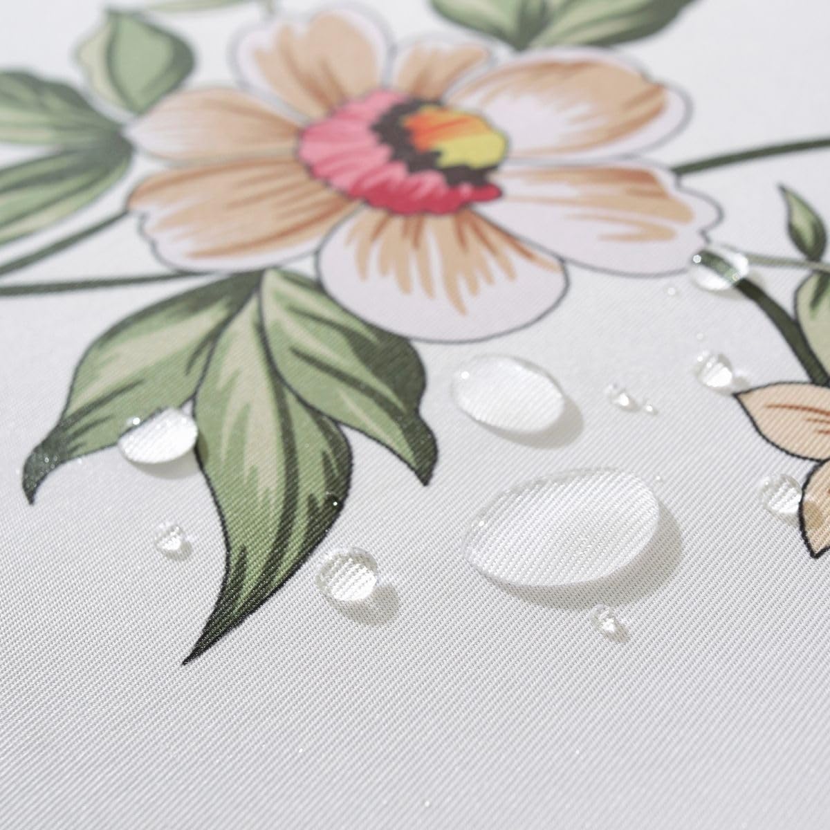 Honellaty Spring Summer Cherry Blossom Sage Green Tablecloth, Rectangular Table Cloth Anti-Wrinkle Spill Resistant, Easy Care Stain Resistant Table Cover(52×70 inch) - Image 5