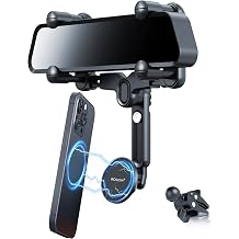 PROfezzion Car Rearview Mirror Magnetic Phone Mount Holder for MagSafe