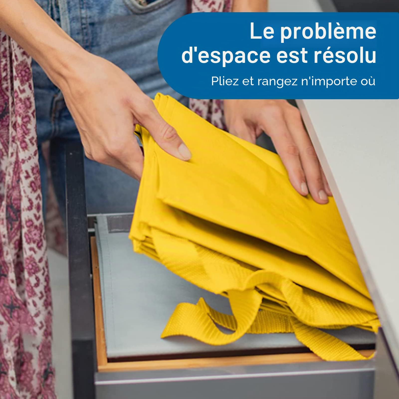 Sacs de Tri Selectif Lot de 3 Poubelle Tri Selectif 3 Bacs pour le verre, le papier et le plastique,Poubelle de Tri pour Déchets et Recyclage de Grande Capacité 40L pour Extérieur/Intérieu
