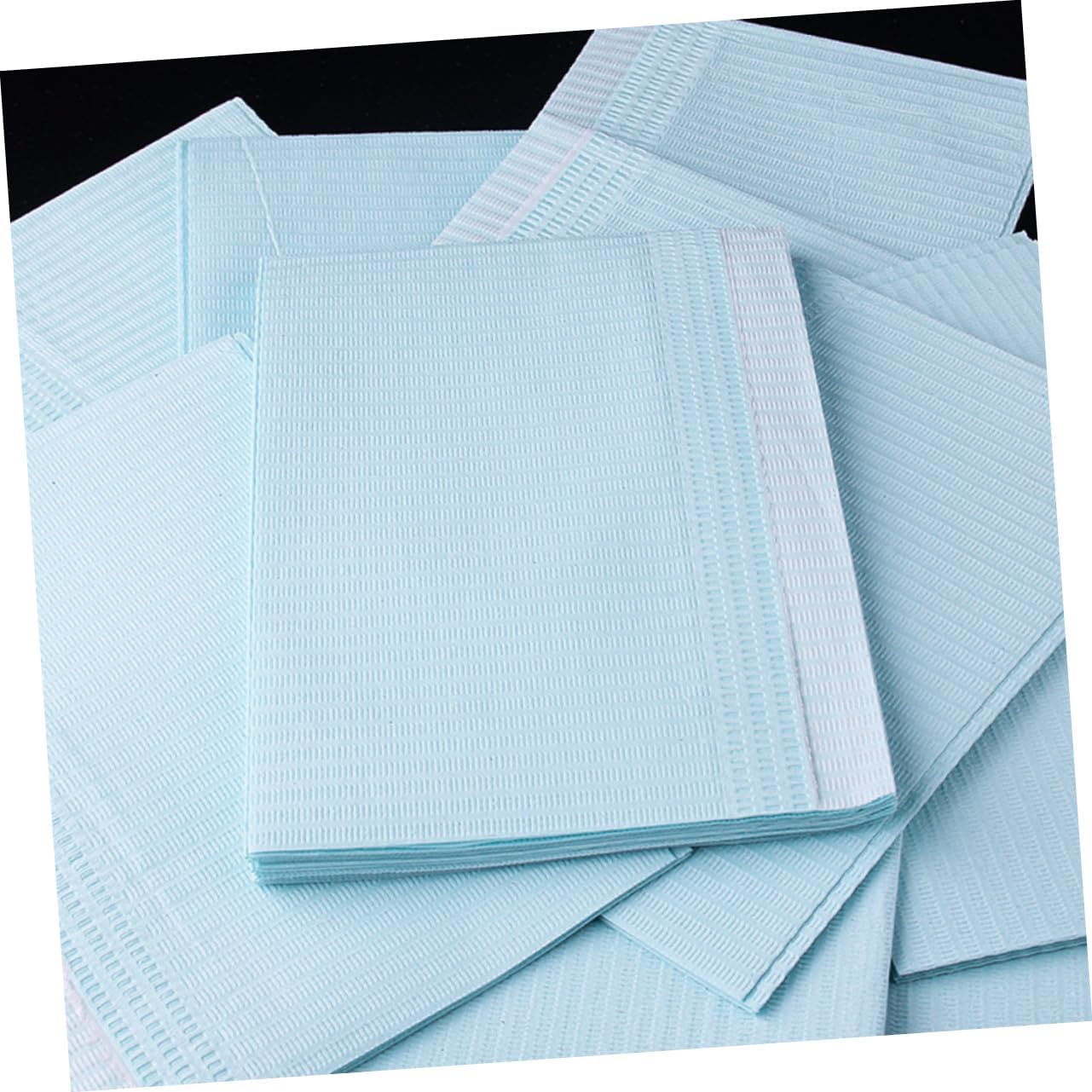 Generic 125pcs Disposable Tablecloths for Tattoo and Personal Use Blue Paper Mat Sheets for Professional and Diy Applications