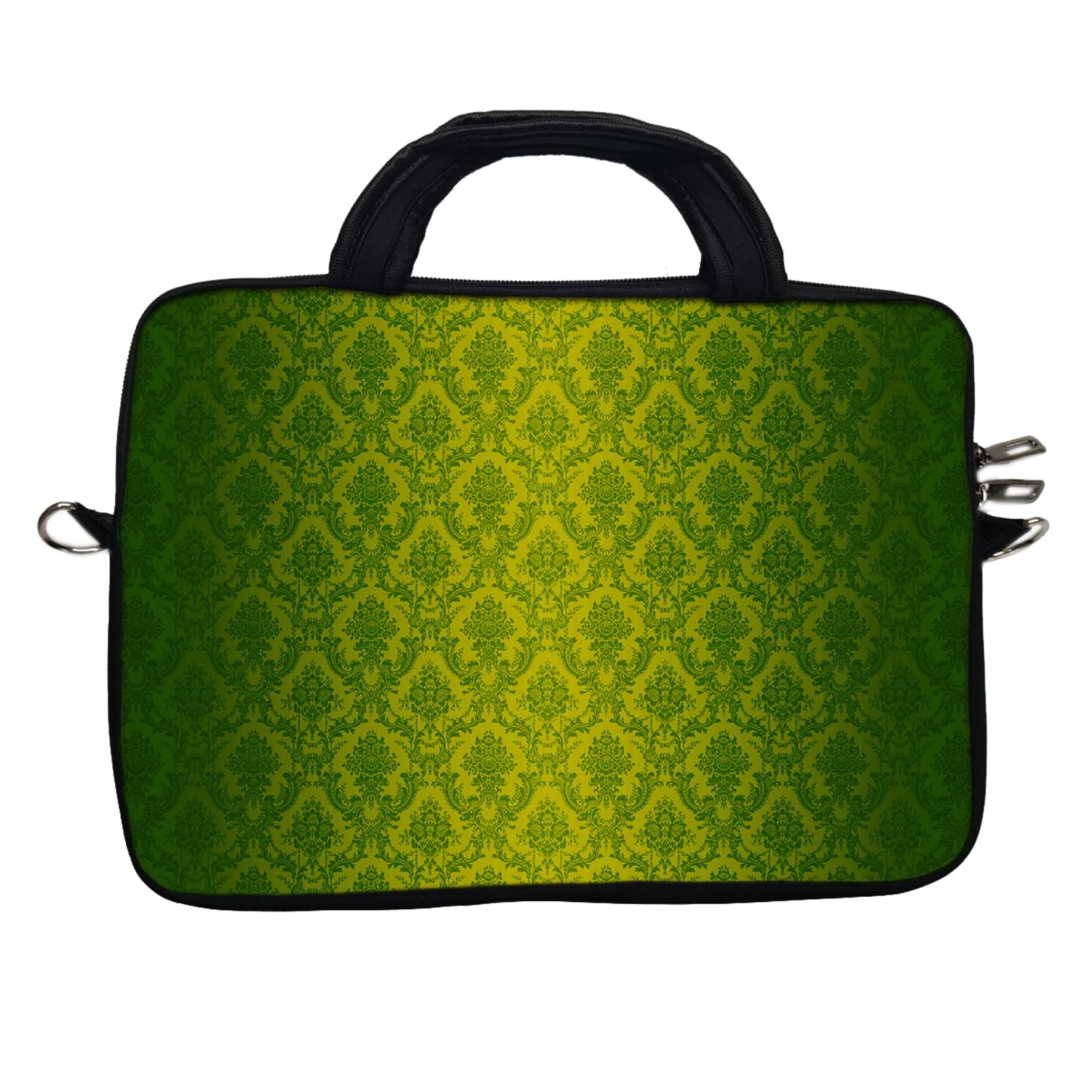 Theskinmantra Green Pattern Messenger Bag for 15.6 inch(39cm) Laptop (B01IA75XC4) Amazon Price History, Amazon Price Tracker