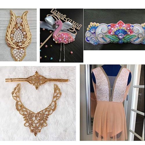 Miniatura 7 de 1mm French Bullion Wire, French Coil, Gold Work Embroidery Silk Thread, Sewing DIY Accessories Jewelry Making Embroidery Metalic Purl Wire, 110inch